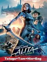Alita: Battle Angel (2019) BluRay Telugu + Tamil + Hindi + Eng