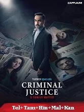 Criminal Justice: A Family Matter Season 1 (2025) HDRip Telugu